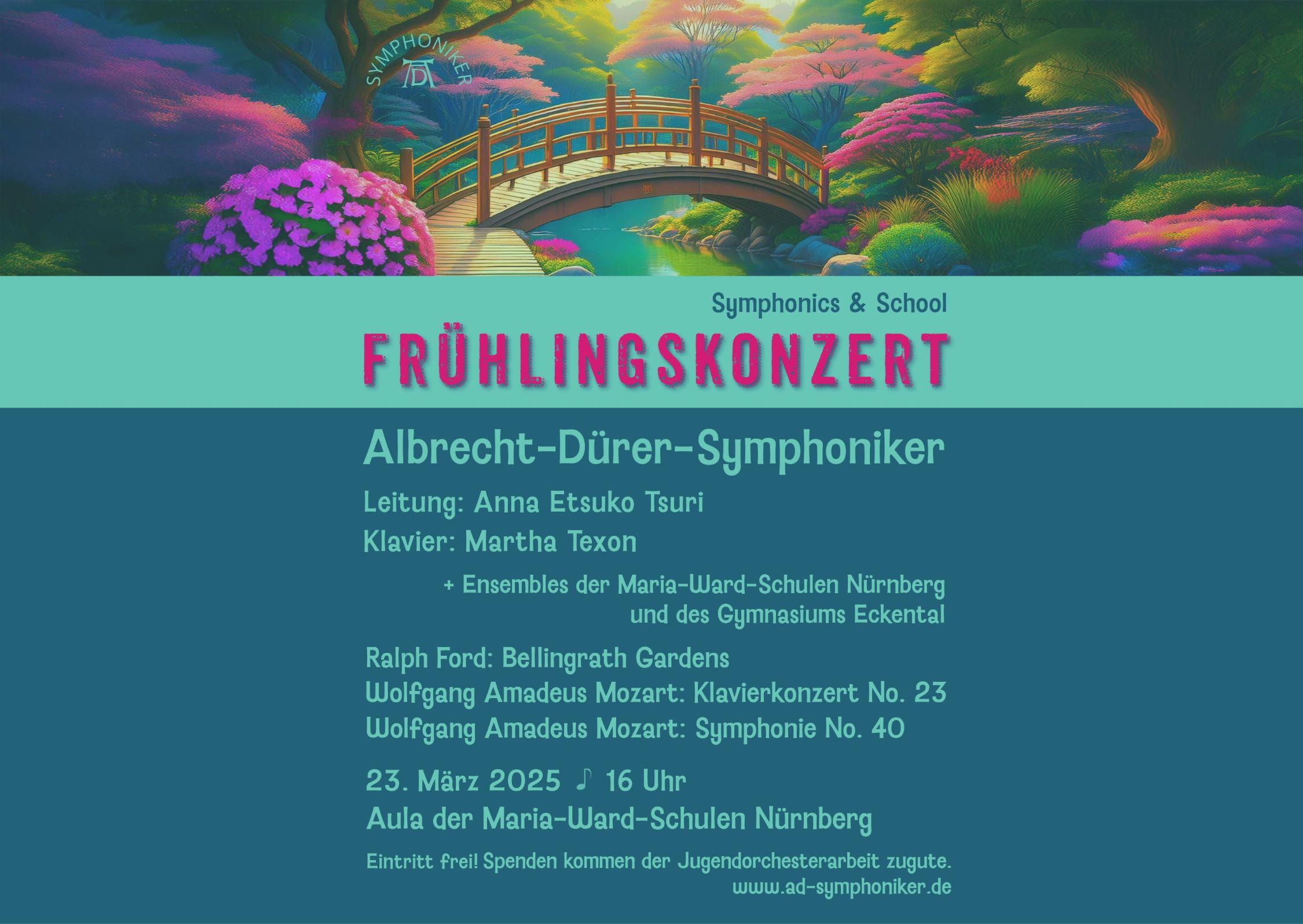 Plakat _Querformat Frühlingskonzert 2025