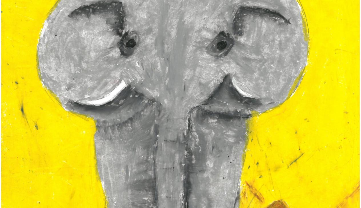 5. Klasse: Afrikanische Tiere (Ölkreide)